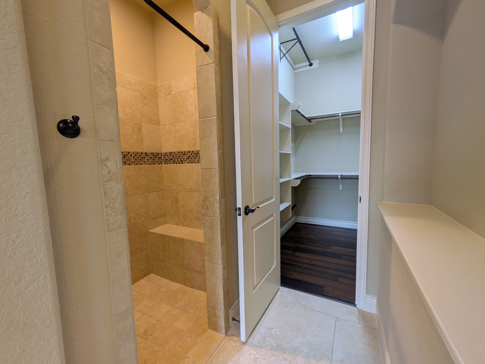 Master Bathroom Shower + 2nd Closet Master Bathroom Shower + 2nd Closet