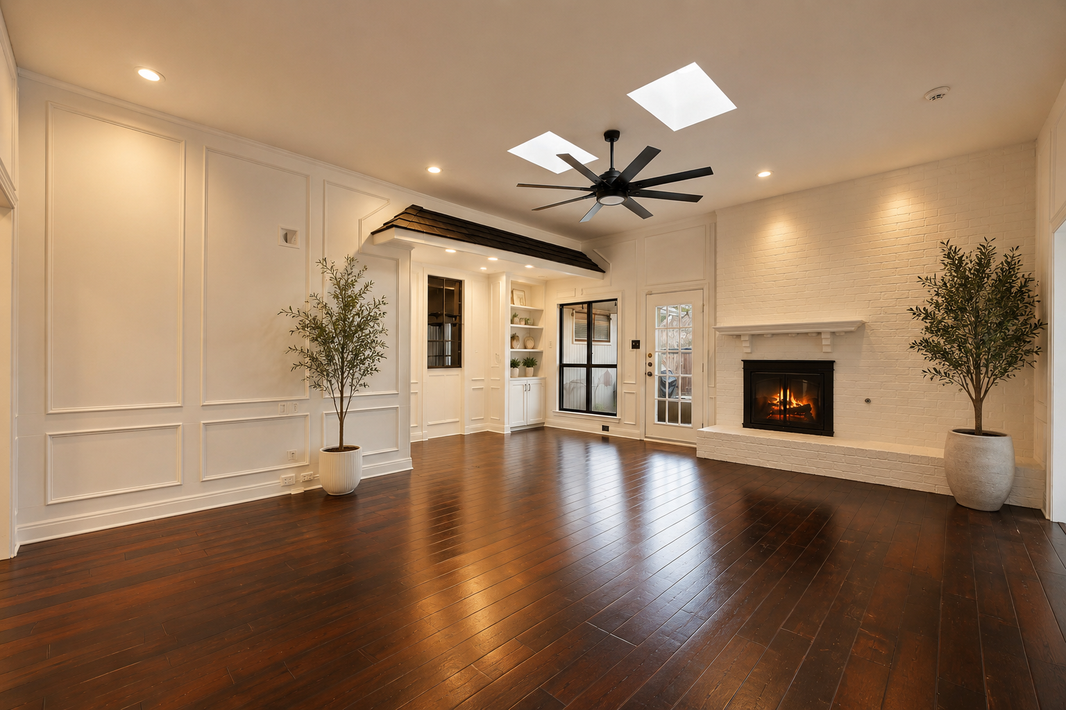 Vaulted Living Room
